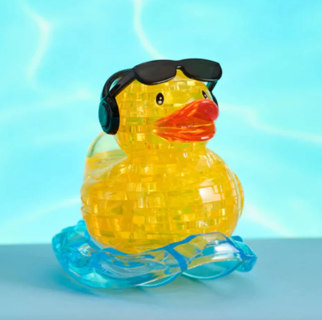 3D Crystal Puzzle - Rock'n Duck: 45 Pcs