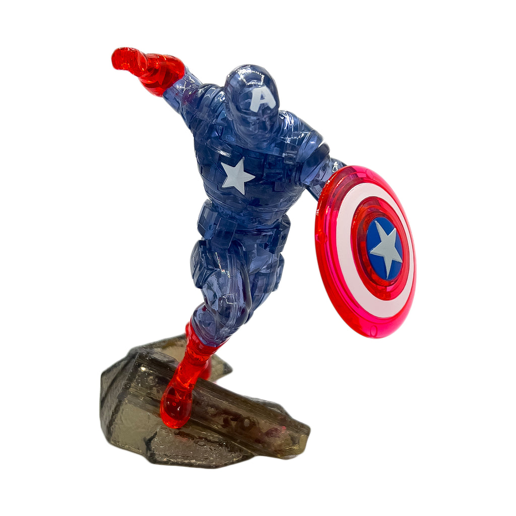 BePuzzled 3D Crystal Puzzle - Marvel Captain America: 31 Pcs