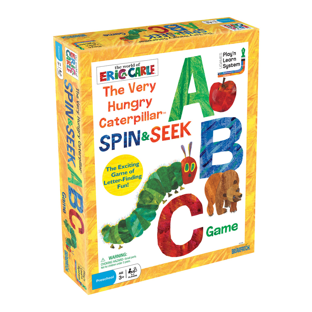 Briarpatch The Very Hungry Caterpillar Spin & Seek ABC Game