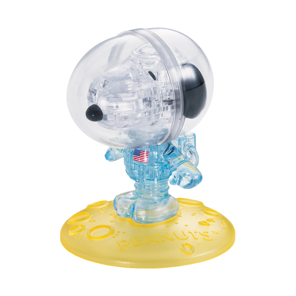 BePuzzled 3D Crystal Puzzle - Peanuts Astronaut Snoopy: 35 pcs