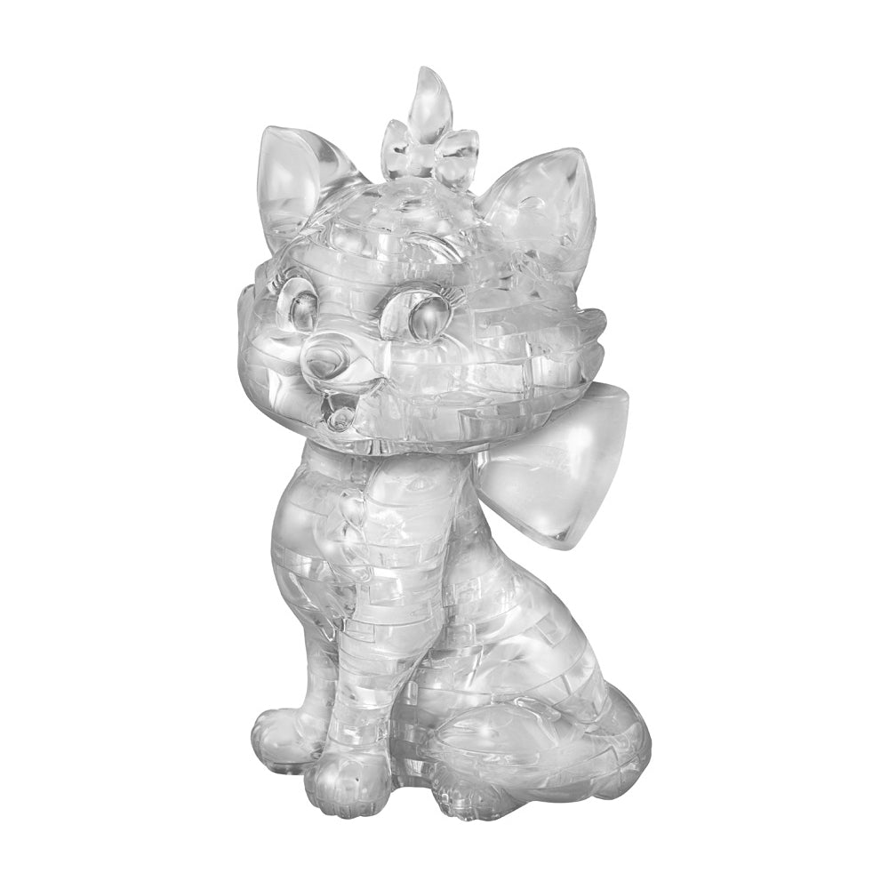 BePuzzled 3D Crystal Puzzle - Disney Marie (White): 45 Pcs