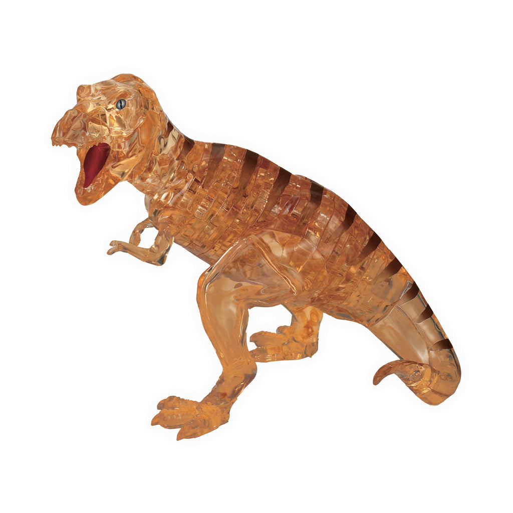 BePuzzled 3D Crystal Puzzle - T-Rex (Brown): 49 Pcs