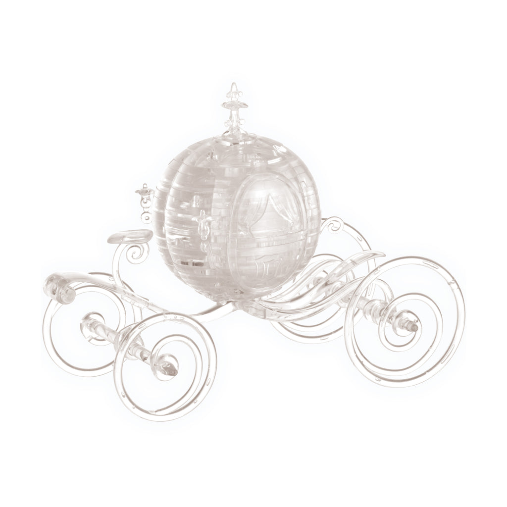 BePuzzled 3D Crystal Puzzle - Disney Cinderella's Carriage (Clear): 71 Pcs
