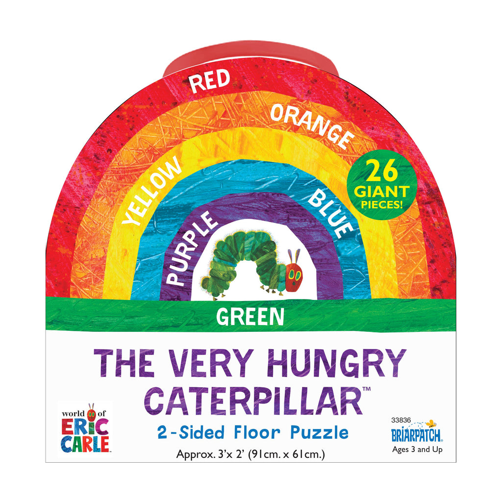 Briarpatch The Very Hungry Caterpillar - 2-Sided Floor Puzzle: 26 Pcs