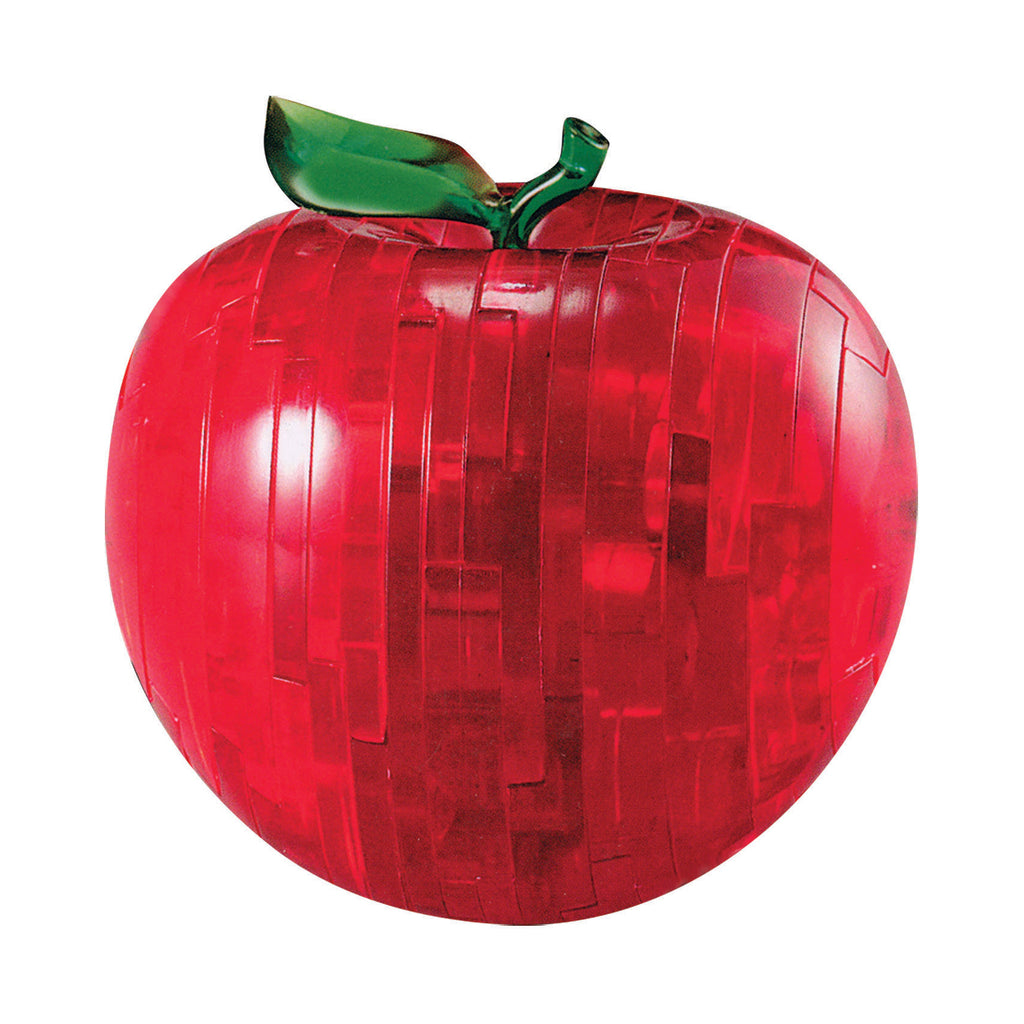 areyougamemart.com 3D Crystal Puzzle - Apple (Red): 44 Pcs