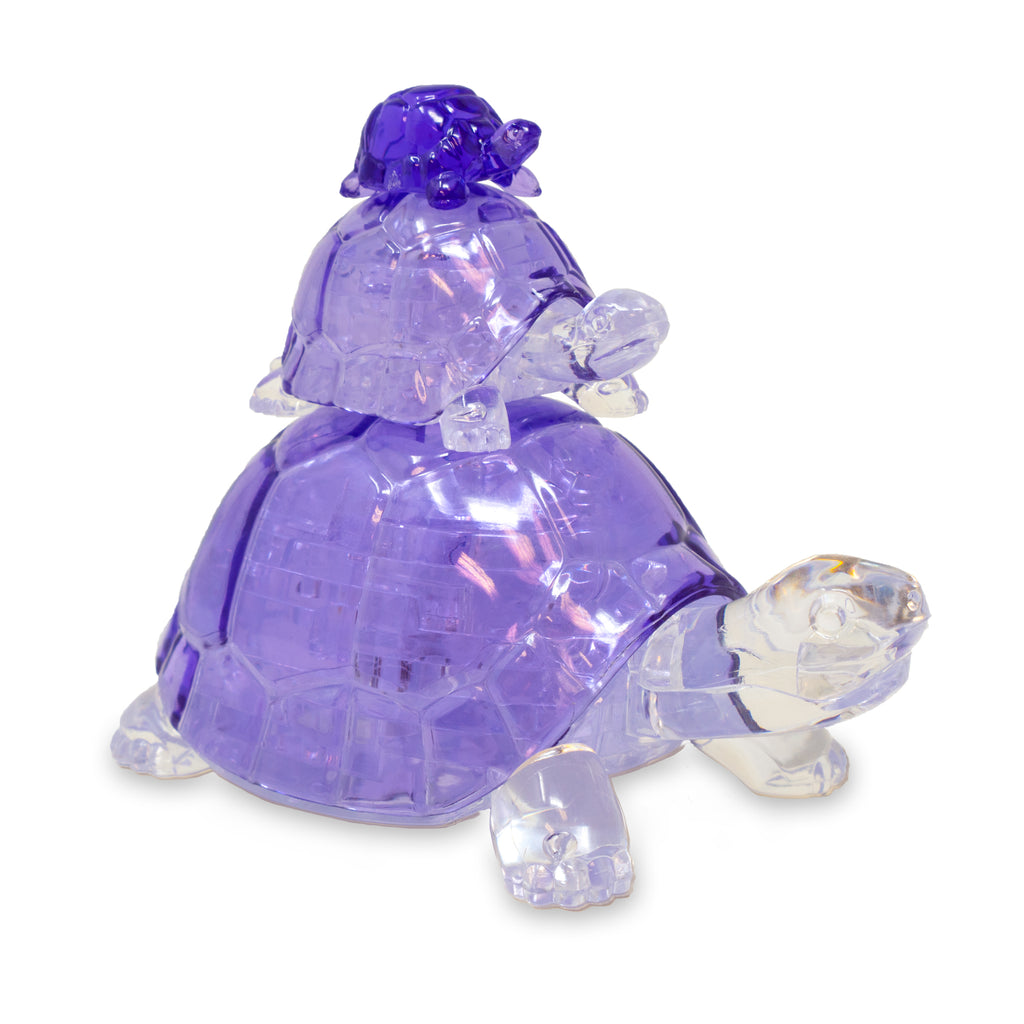 areyougamemart.com 3D Crystal Puzzle - Turtles (Purple): 37 Pcs